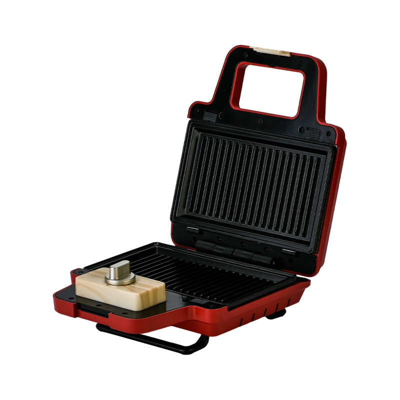 Déantóir Waffle Ceapaire Plátaí Inbhainte BJX-S008 800W 2-slice