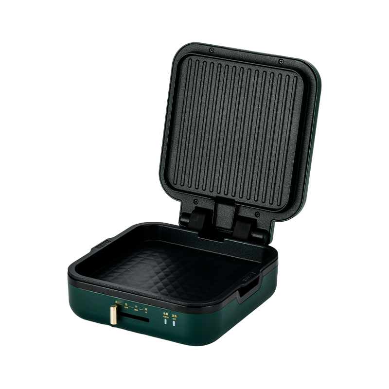 Pana Grill BJX-S017 24x24cm le Grill (Rialú Teochta + Láimhseáil Grán Adhmaid)