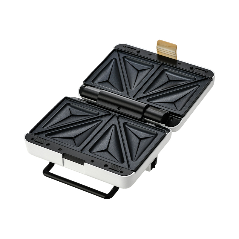 BJX-S025 2-Slice 180° Déantóir Ceapaire & Grillphláta Idirmhalartaithe Oscailte